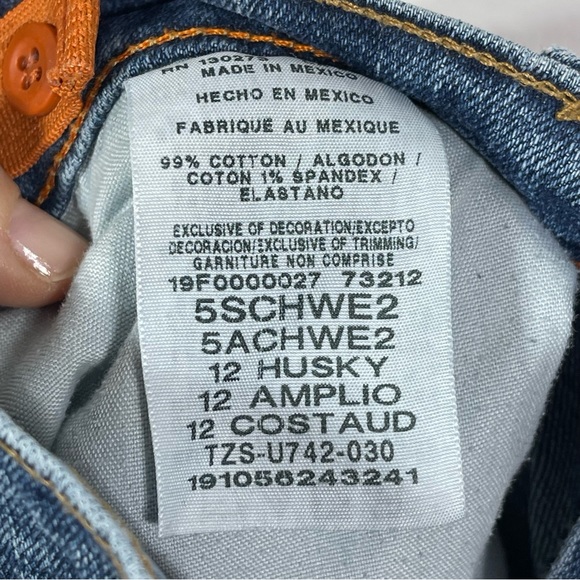 Wrangler Jeans Boys Size 12 Husky. Excellent condition. Adjustable Waist. - Picture 7 of 9